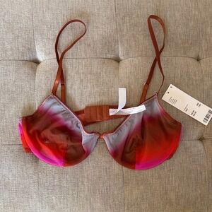 Urban Outfitters Red and Pink Ombre Bra